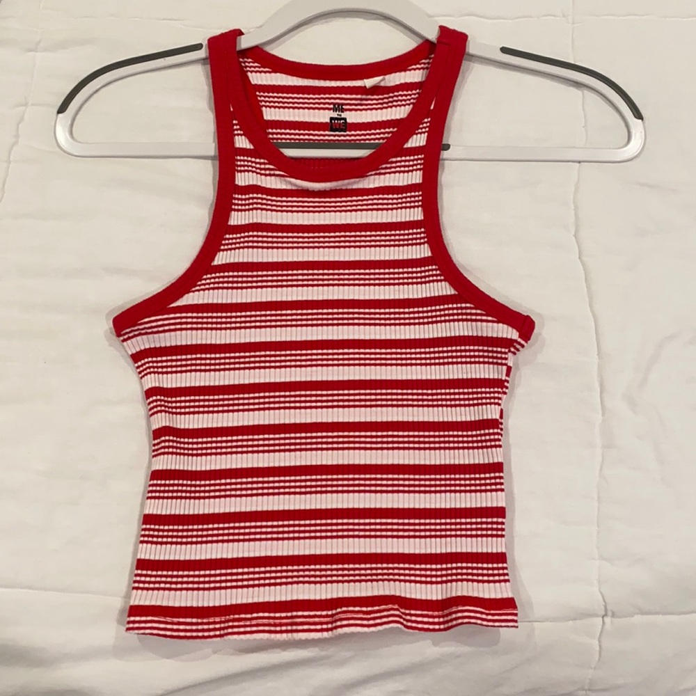 Pacsun/Me to We red stripped tank!